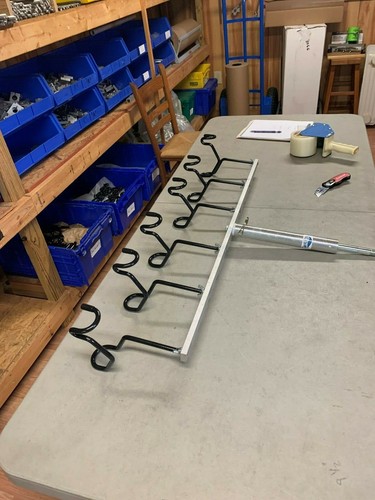 Barra con supporti per - barra,