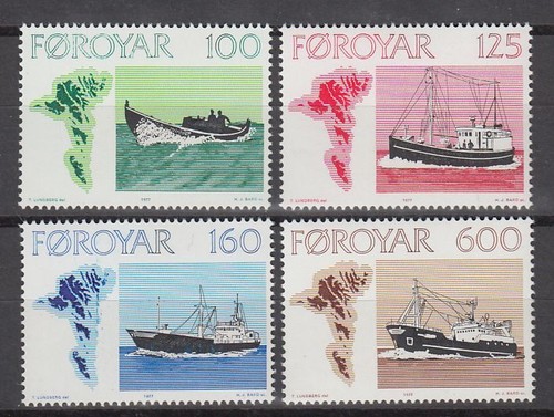 Isole faroe 1977 mi - isole, **