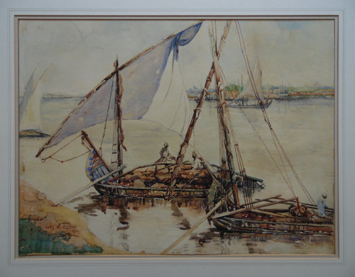 Egitto felucca barche sul - egitto,,
