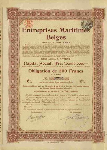Entreprises maritimes belges - entreprises,
